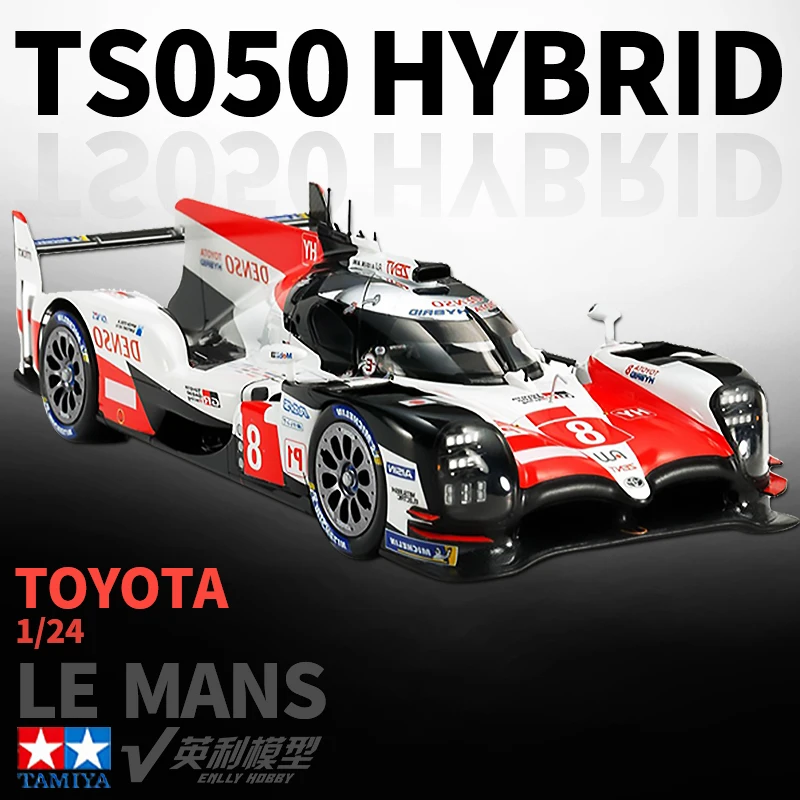 

Tamiya 24349 1/24 Scale Toyota Gazoo Racing TS050 Hybrid Super Sport Car Display Toy Plastic Assembly Building Model Kit