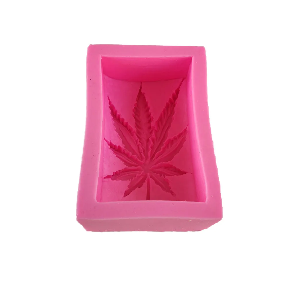 Handmade Soap Making Molds Big Leaf 3D Silicone Mold for Cake Baking | Дом и сад