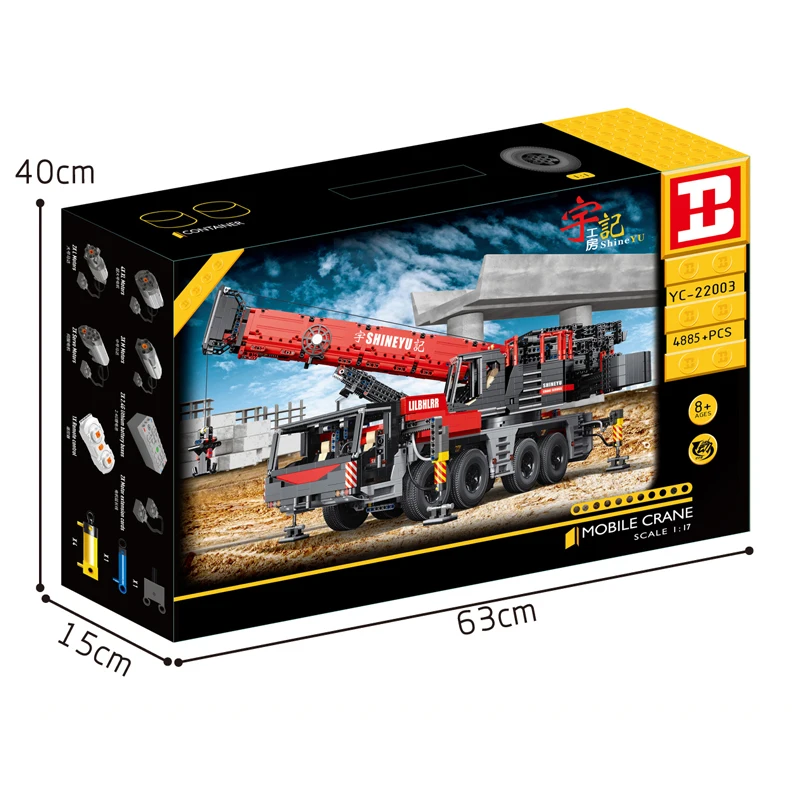 

New happy build technic blocks engineering pneumatic Big boom car model City Construction Site Series Toys Gifts for boys