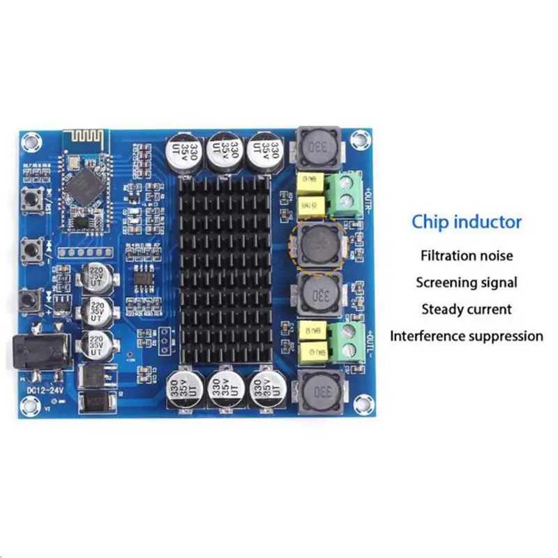 XH-M548 Bluetooth двухканальный 120 Вт + TPA3116D2 плата цифрового усилителя мощности |