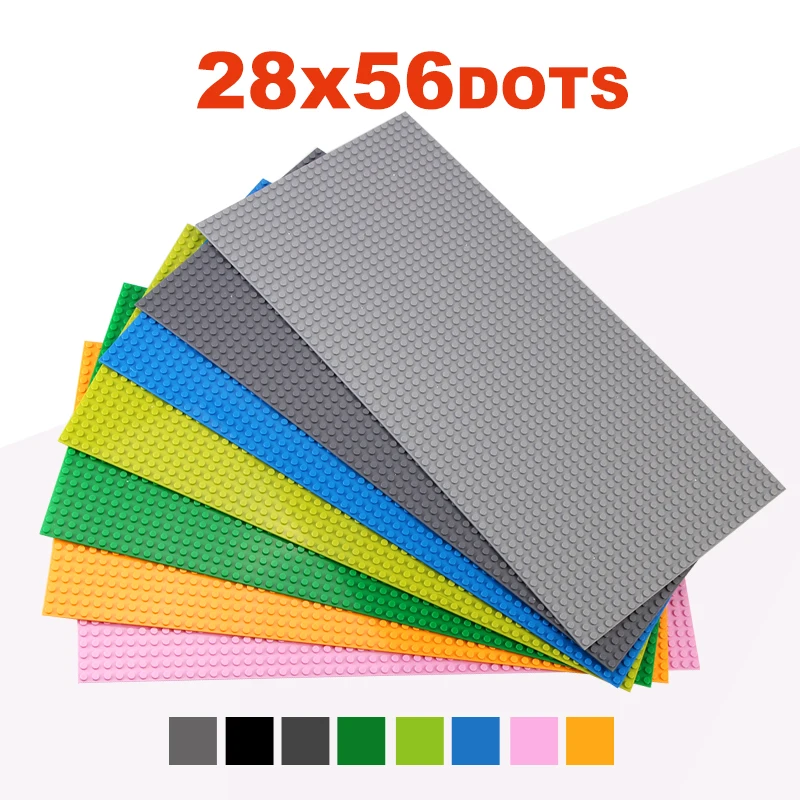 Классические базовые пластины 28*56 точек совместимые с LegoINGlys город размеры