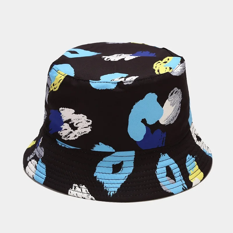 

Панама с мультяшным принтом женская, Пляжная Панама с вышивкой, модная мультяшная Кепка От Солнца, летняя Панама