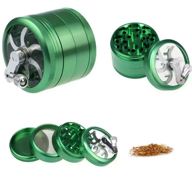 

Two Types Of Tobacco Grinding Machine Tobacco Herb Grinder Smoking Necessories 425D