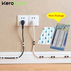 Зажимы для кабеля зажимы органайзера, 20 шт., держатель из АБС-пластика для кабеля управляющий шнур, защита для зарядки и передачи данных