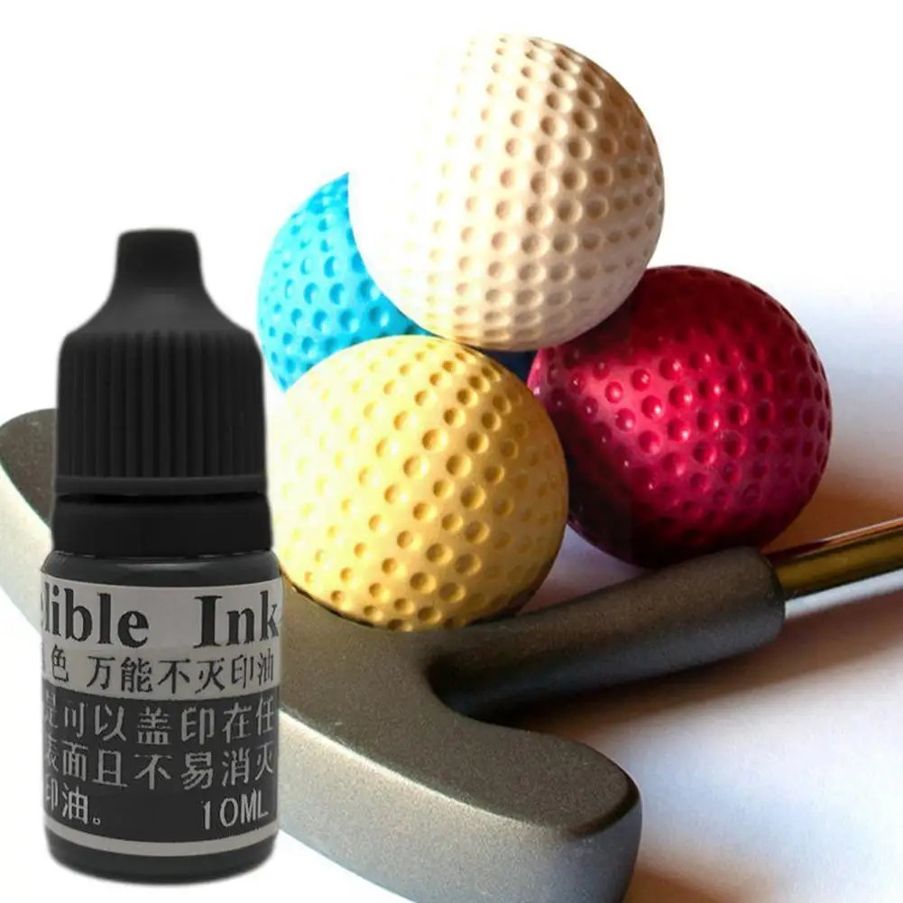 

1pcs Golf Ball Seal Ink Colorfast Quick-dry Long Lasting Balls Stamper Golf Marker Seal Accessories Gift Q1t3
