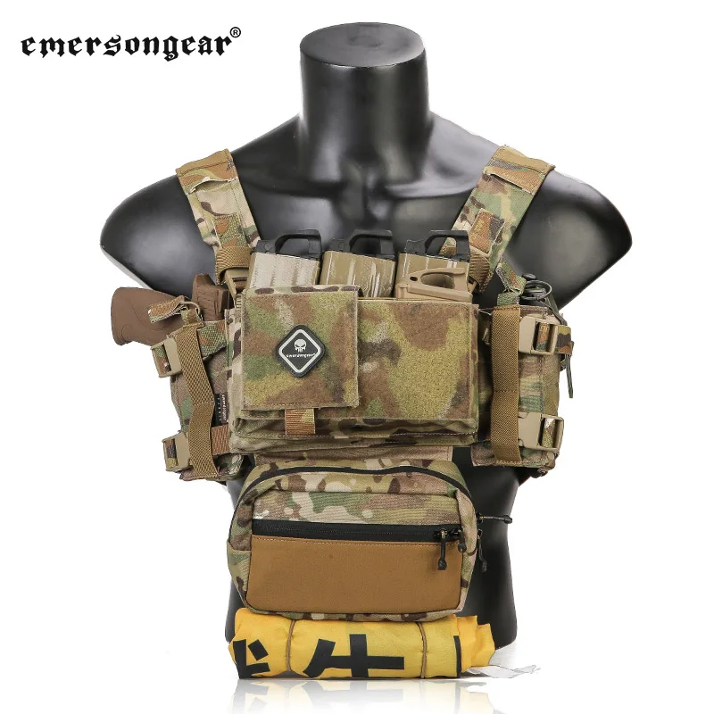 Emersongear Tactical MK3 Chest Rig For Plate Carrier Vest Micro Fight Hunting Airsoft Militar Army Mag Pouch Multicam Armor Gear | Спорт и