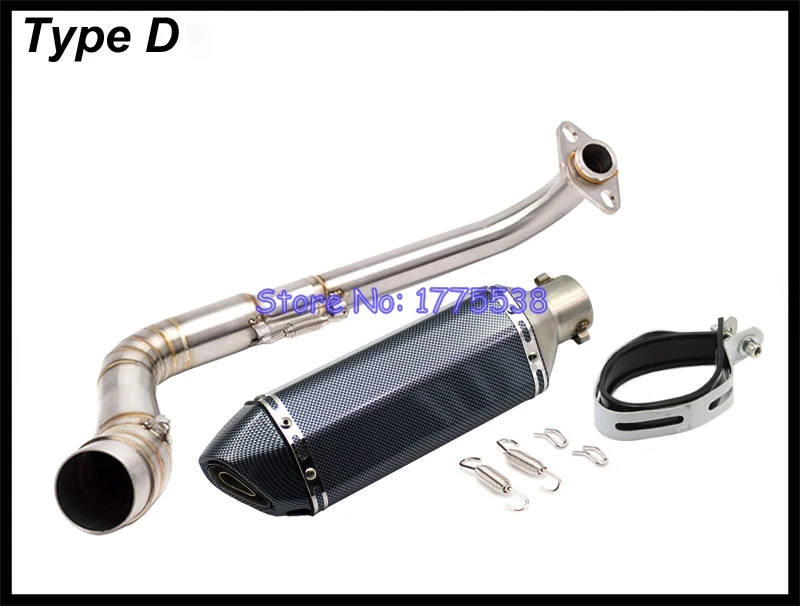 Полная система выхлопной трубы для мотоцикла Yamaha Nmax125 Nmax155 2015-2017 с глушителем |
