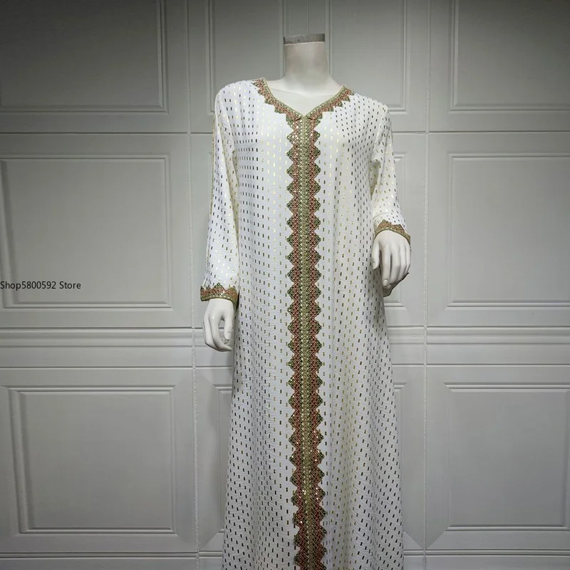 Abaya Dubai Arabic Muslim Long Dress For Women Robe Longue Femme Musulmane Caftan Marocain Kaftan Morocco Turkey Islam Clothing