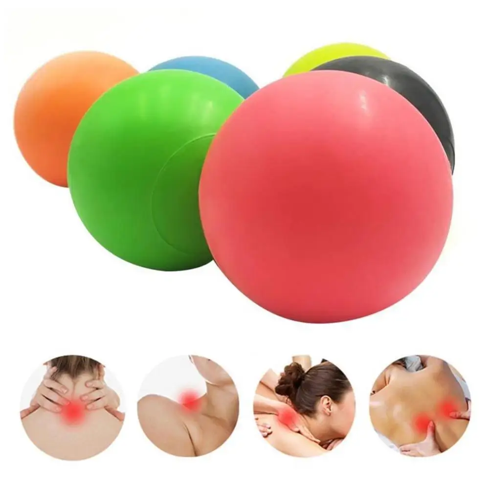 

63mm Lacrosse Ball Fitness Relieve Trigger Point Massage Ball Training Fascia Hockey Ball Massage Ball Fitness Relieve