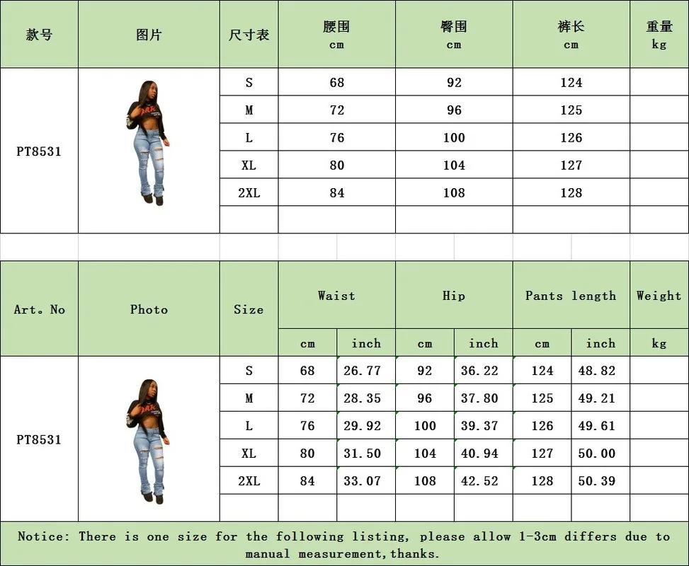 

Good Design Fashion Women Clothing Ripped Distressed Long Stacked Pants Ladies Trousers Women Denim Pant Jeans