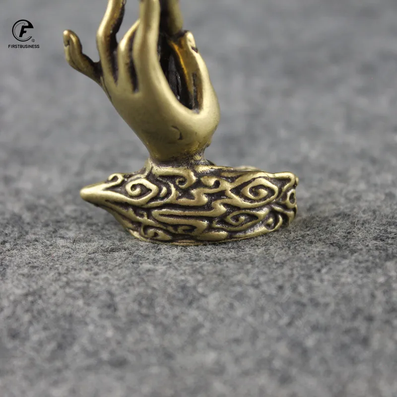 Винтажные медные украшения для чайной церемонии медный Будда ручная работа