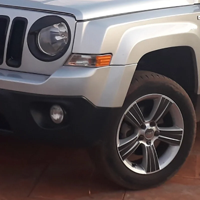 3D 4D Углеродные/матовые/глянцевые черные 17 &quotнаклейки на колеса для DODGE CALIBER JEEP