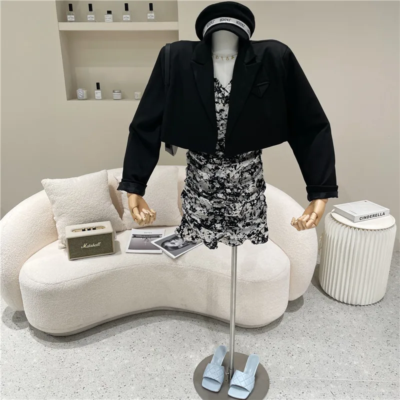 

Women's Spring Summer 2021 Fashion Blazer Jacket Short suit top