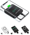 Беспроводное зарядное устройство с Индукционным приемником, адаптер для зарядки Qi для iphone 7, 6, 6S, Стандартный Micro USB Type-C, беспроводная зарядная площадка, док-разъем