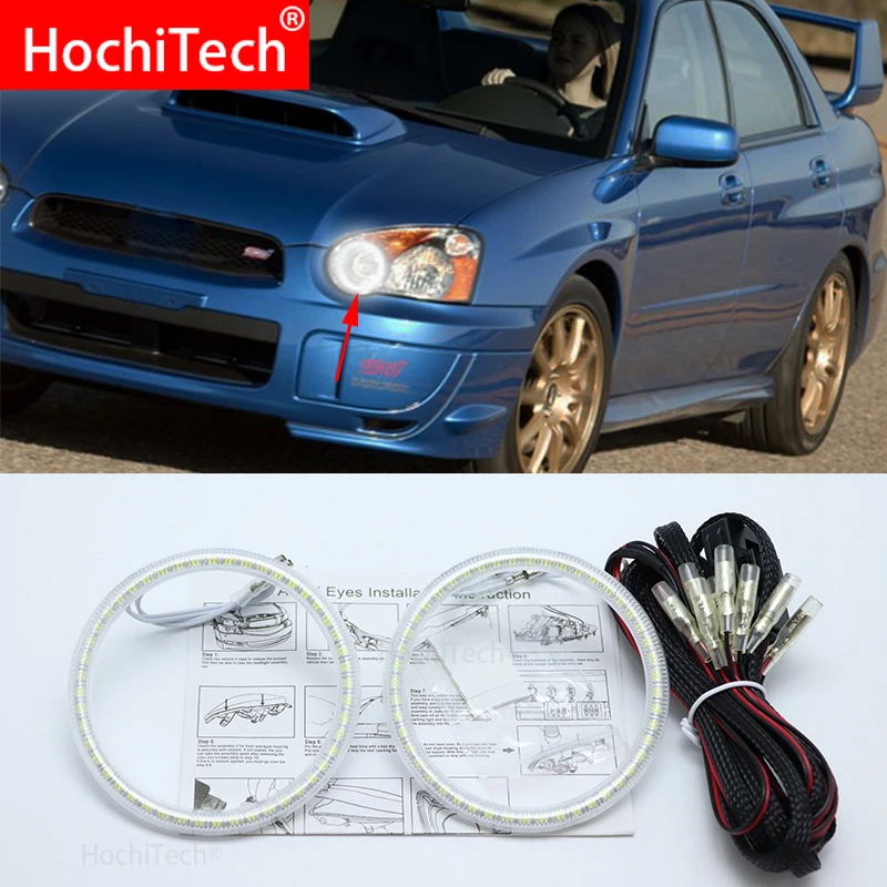 Дневные ходовые огсветильник для Subaru Impreza 2002 2003 2004 2005 3528 супер яркий белый цвет
