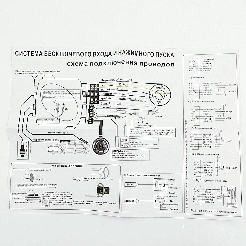

auto start car start stop keyless pke entry system button universal smart key system alarm central door lock with remote control