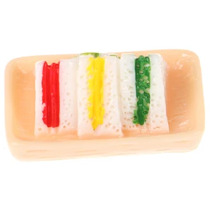 1 шт. искусственный хлебобулочный торт хлеб еда Фрукты Банан кукольный домик кухня игрушка поддельные миниатюрные ремесла DIY Украшения Аксессуары