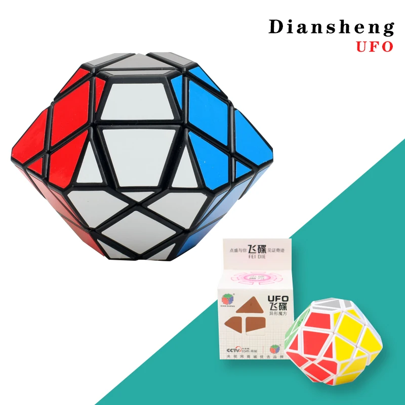 Новый магический куб Diansheng UFO скоростные Кубики головоломки развивающая игрушка