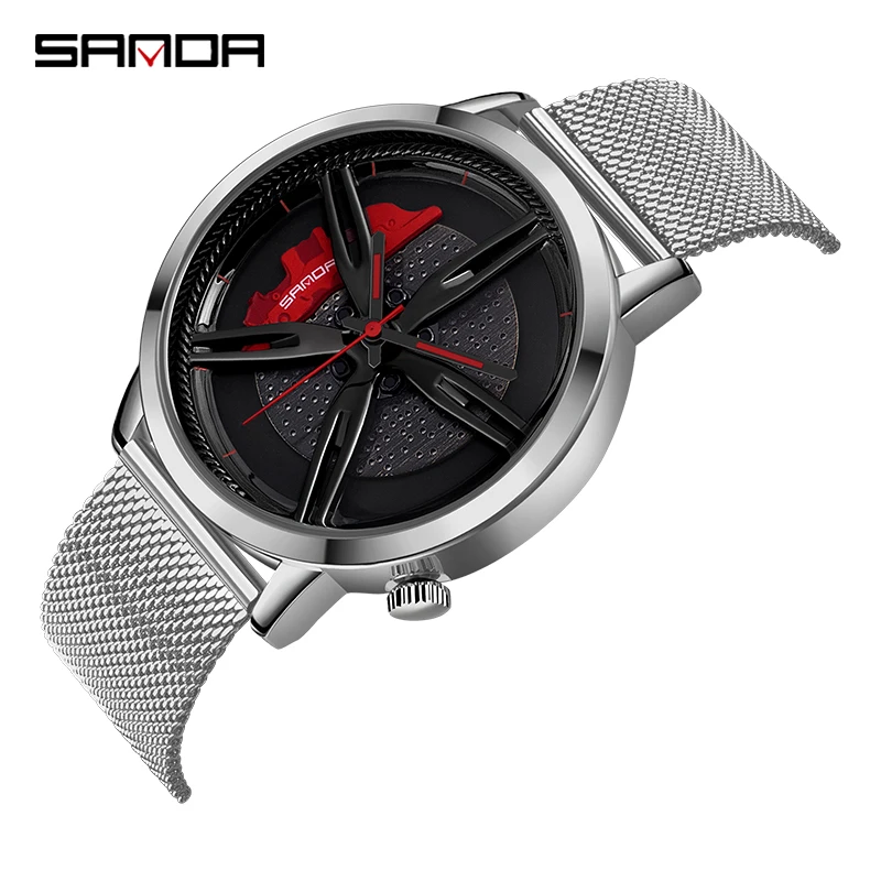 Роскошные мужские наручные часы кварцевые повседневные тонкие