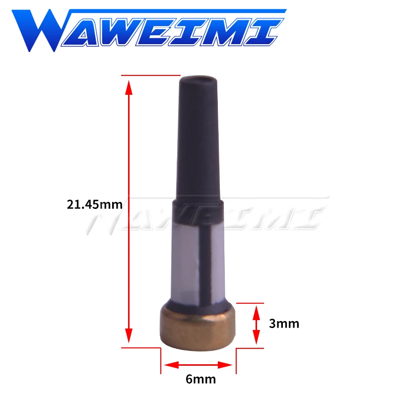 WAWEIMI 100 шт. топливный инжектор фильтр фотоэлемент 6x3x21 45x мм для Toyota 2NZ FE 23250
