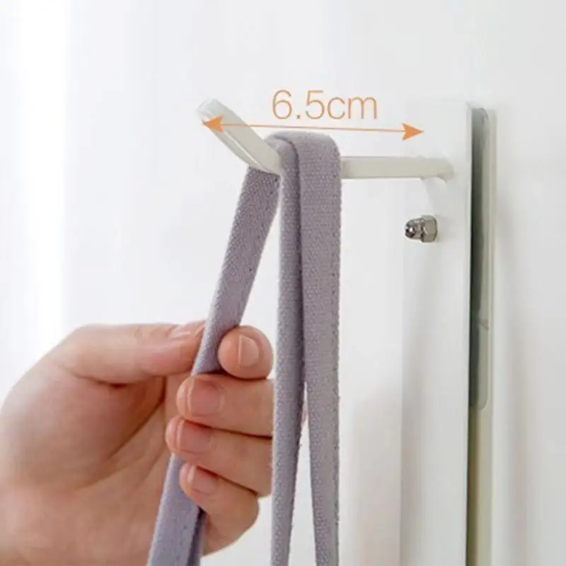 

10KG Load Hanger Holder Coat Hooks Wrought Iron Viscose Rack Wall Hanging Hanger Cloth Storage Hook Vintage Nail Free Hole Free