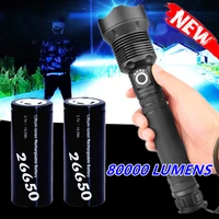 98000000 lumens most powerful led flashlight xhp70 5 4 core usb rechargeable tactial flashlight zoom hunting torch xlamp gift