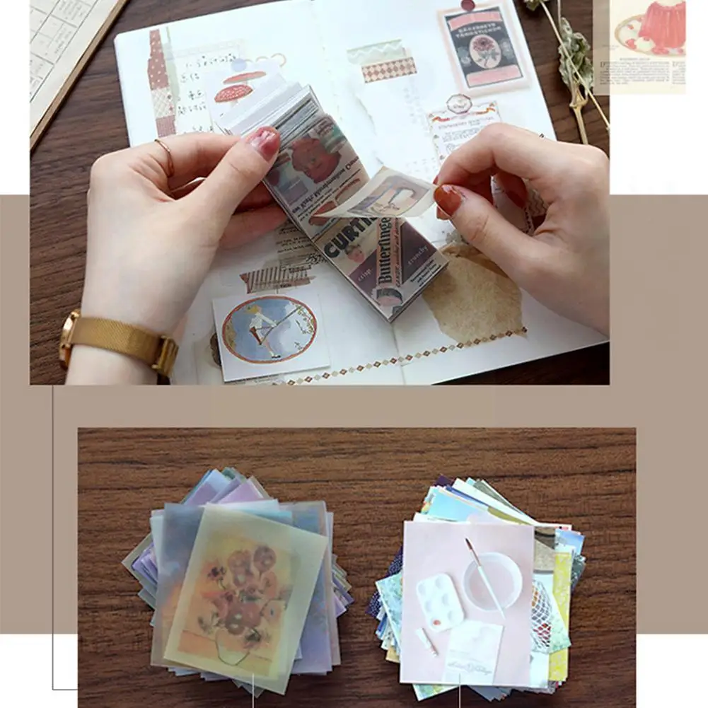 

400 листов, классический бумажный винтажный журнал, бумажные украшения бумаги, скрапбукинг, канцелярские товары R8w3