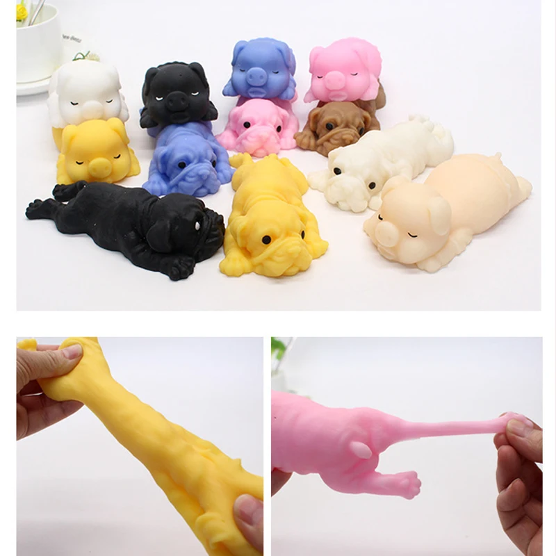 Игрушка для снятия стресса сжимаемая собака антистресс декомпрессионные