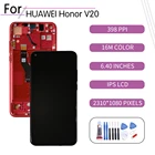 ЖК-дисплей с сенсорным экраном для Huawei Honor View 20, дигитайзер в сборе, дисплей с рамкой PCT-AL10 PCT-TL10, оригинал