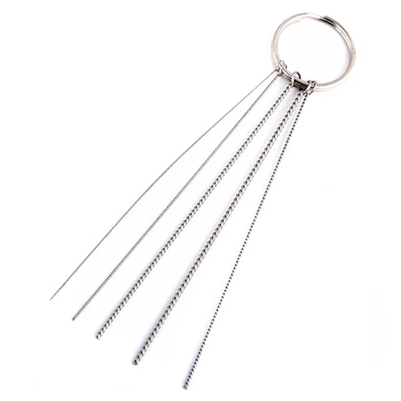 

Airbrush Cleaner Accessories with Stainless Steel Brushes and Needle Professional Cleaning Kit Tools HJL2019