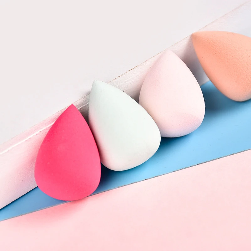 

4pcs Cosmetic Puff Marianne Repairing Powder Puff Mini Water Drop Makeup Sponge BB Makeup Egg Makeup Tools