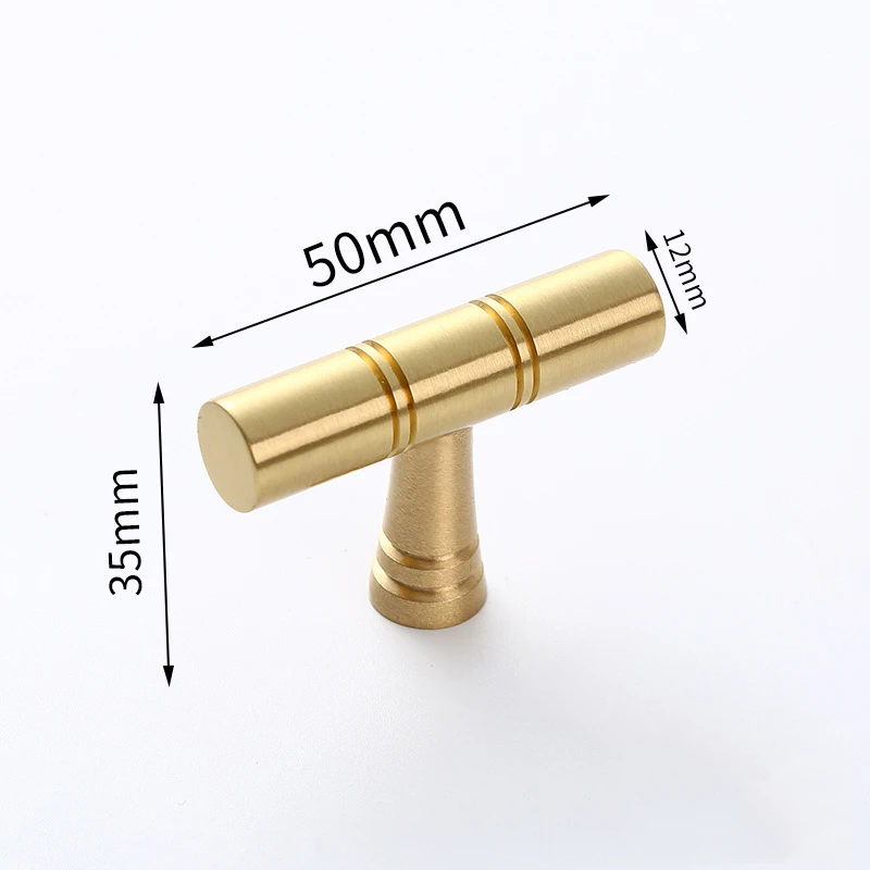 

Ручки для мебели KAK из меди золотого цвета