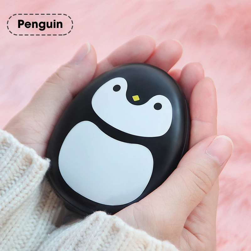 

Cute Hands Warmer Smart Heating Pad Portable Power Bank Infrared Heated 2 in 1 Rechargeable Travel Heater Automation Kits