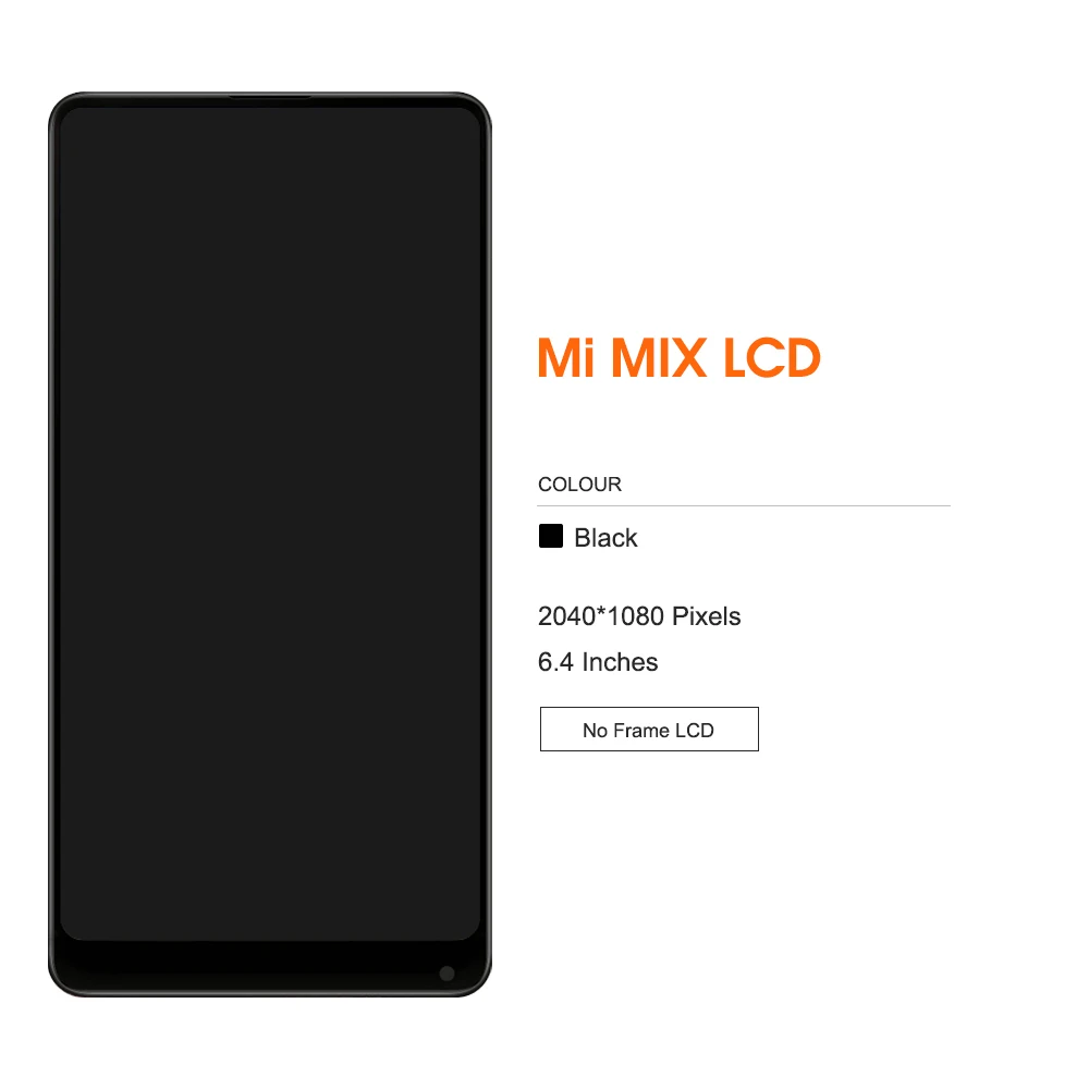 6 4 ''MIX Lcd для Xiaomi Mi Mix ЖК дисплей сенсорный экран дигитайзер в сборе Замена 1