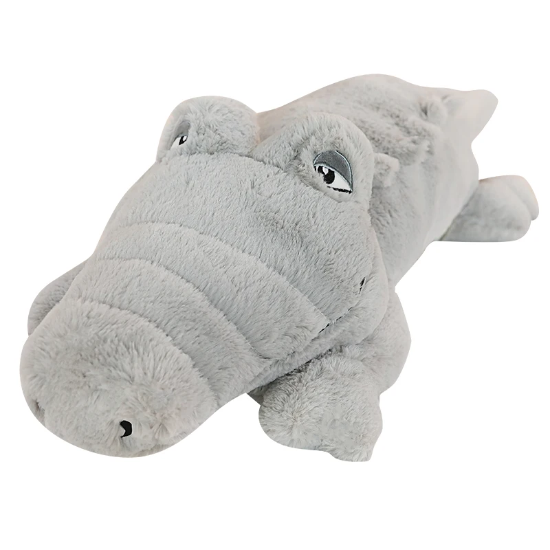 

120CM Crocodile Plush Pillow Mat Plush Crocodile Lying Section Soft Stuffed Animal Toy Cartoon Plush Dolls Kids Girl Gift