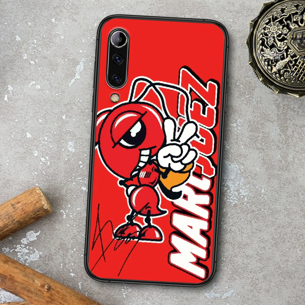 

Marc Marquez Cool Moto Gp 93 Phone Case For Xiaomi Mi Note 10 A3 9 MAX 3 A2 8 9 Lite Pro Ultra black Back 3D Coque Luxury Prime