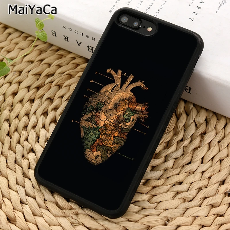 MaiYaCa анатомический чехол для телефона с анатомическим сердцем iPhone X XR XS 11 12 Pro MAX 5 6