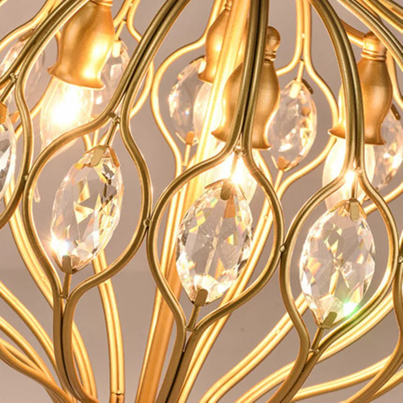 Modern Crystal Chandelier Lighting For Kitchen Bedroom Art deco LED Ceiling Suspended Lamps candelabro de cristal | Освещение