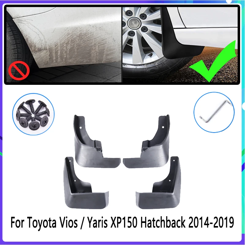 Автомобильные Брызговики для Toyota Vios Yaris XP150 хэтчбек 2014 ~ 2019 2015 2016 крыло