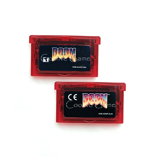 DOOM for 32 Bit Handheld Console Video Game Cartridge Card US EU Version | Электроника