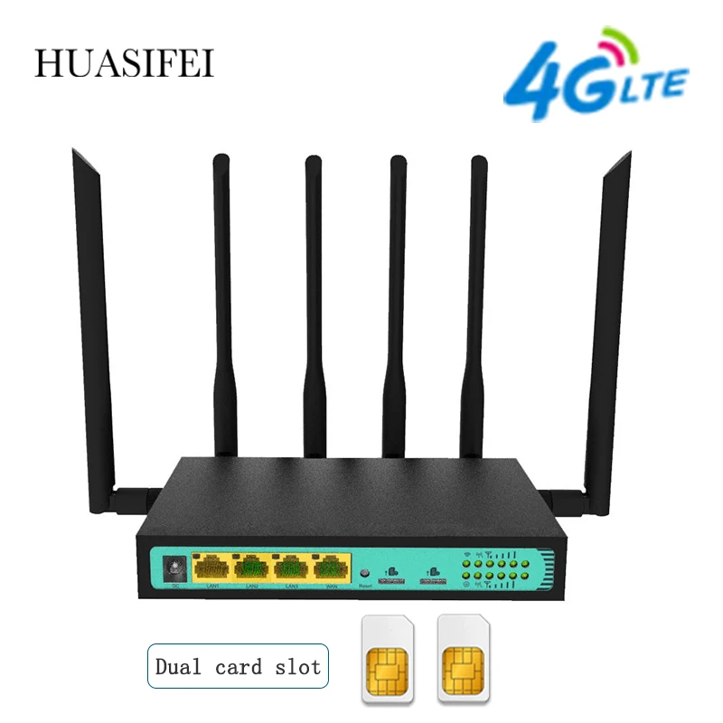 192.168.1.1 3g4g двойной сим карта маршрутизатор промышленного класса 4g Wi Fi CAT4 модем