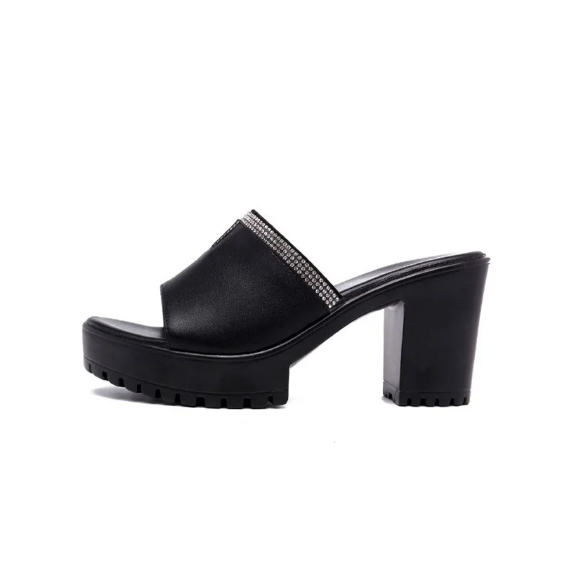 Туфли женские на платформе свадебные с открытым носком 35-42E1375 | Обувь