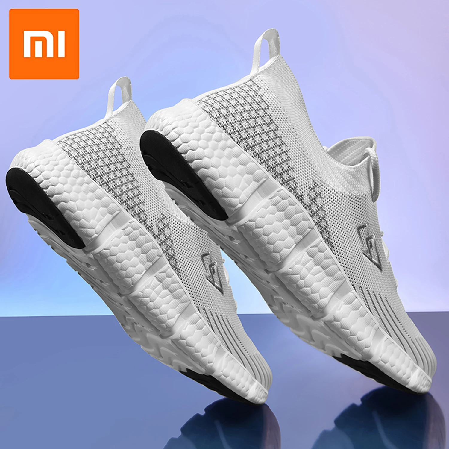 

Xiaomi 2021 Women'S Sneakers Breathable Flying Woven Sports Shoes Coconut Shoes Running Shoes Men Sneakers Outdoor Jogging Shoes