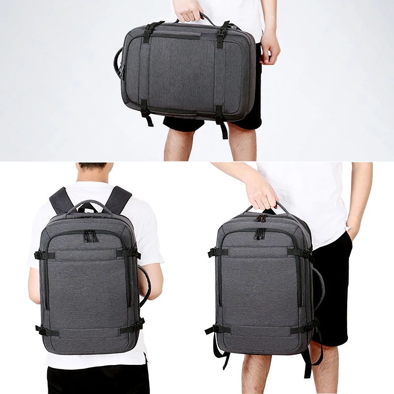 multifunction waterproof men backpack business 16 inch bag men usb laptop backpack roomy travel bag backpack schoolbag male free global shipping