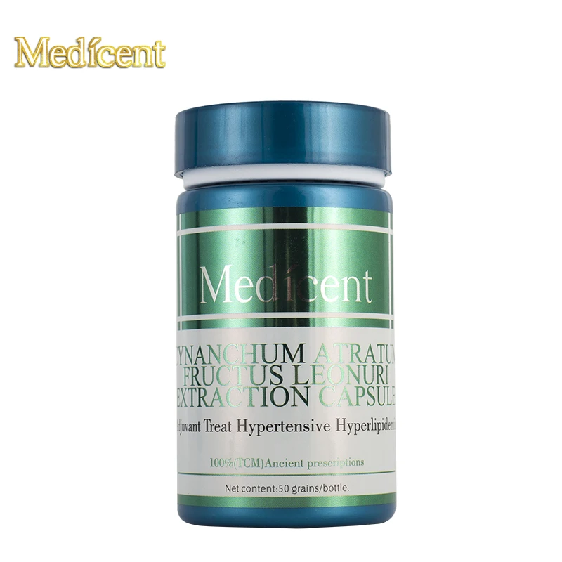 

Medicent Cynanchum Atratum Fructus Leonuri Extraction Capsule, Adjuvant Help Hypertensive Hyperlipidemia, Help Headache, 50pcs