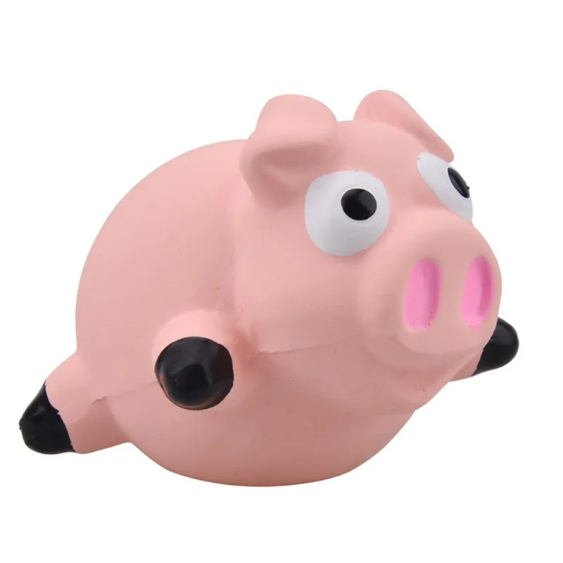 Собака игрушки из мультфильмов круглый латекса Pig игрушка для домашней собаки