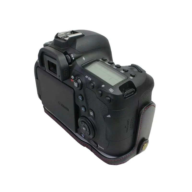 Pu кожаный чехол сумка для Canon EOS 6D II 6D2 6DII Mark камера половина крышка Корпус нижняя |