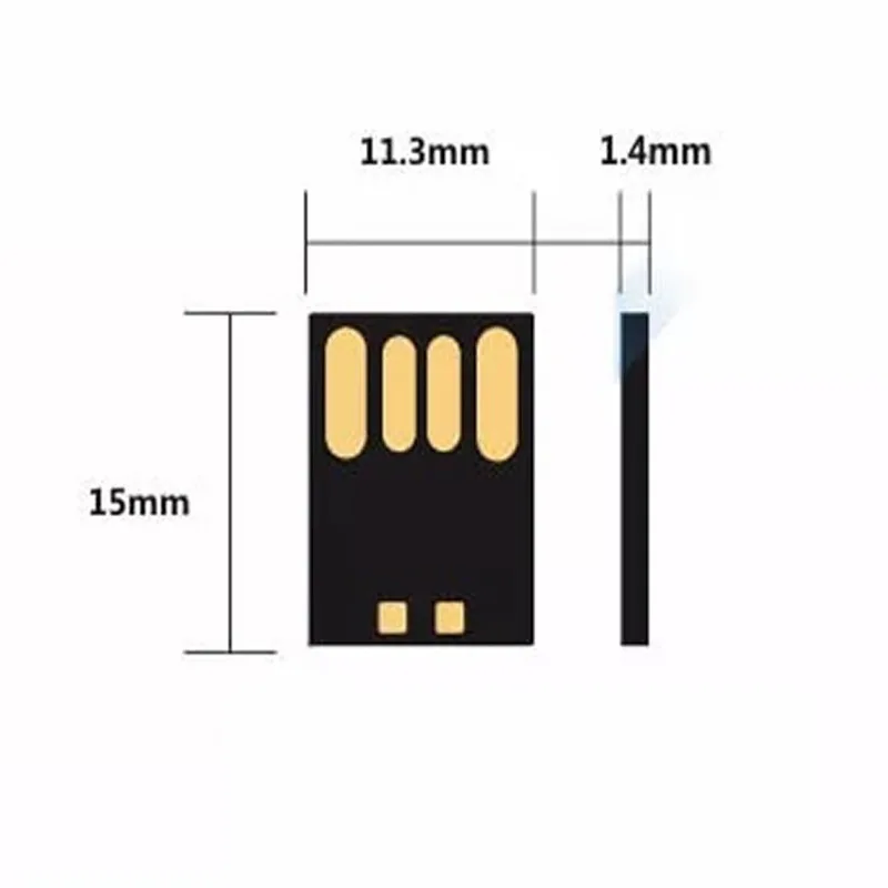 Водонепроницаемый чип UDP флэш-память 8 ГБ 16 32 64 USB 2 0 короткая плата U-диск