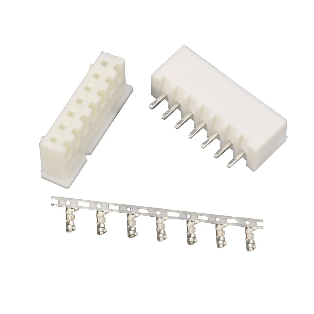 

XH2.54-7P 7Pin Straight needle spacing 2.54mm connectors Male and Female Plug + terminals