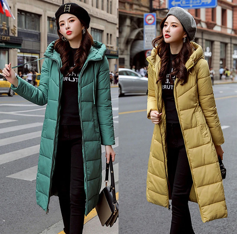 

6xl Hooded Long Women Winter Padded Large Plus Size Female Red White Winter Coat Hollow Cotton Warm Parka Oversize Windbreaker